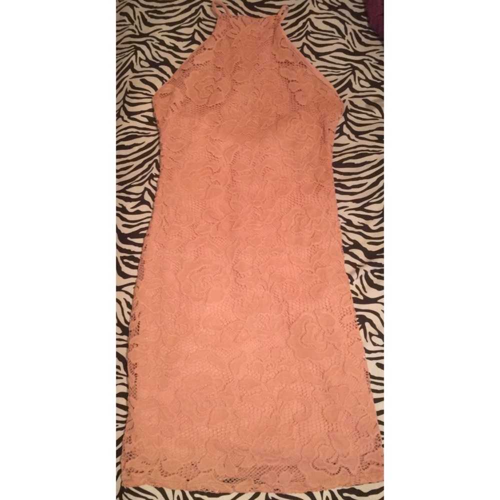 Charlotte Russe Lace Floral Dress - Picture 3 of 6